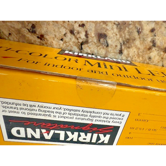 Kirkland Signature Multi Color Christmas MINI Led Light Set 100 Purple Red NEW - Picture 4 of 4